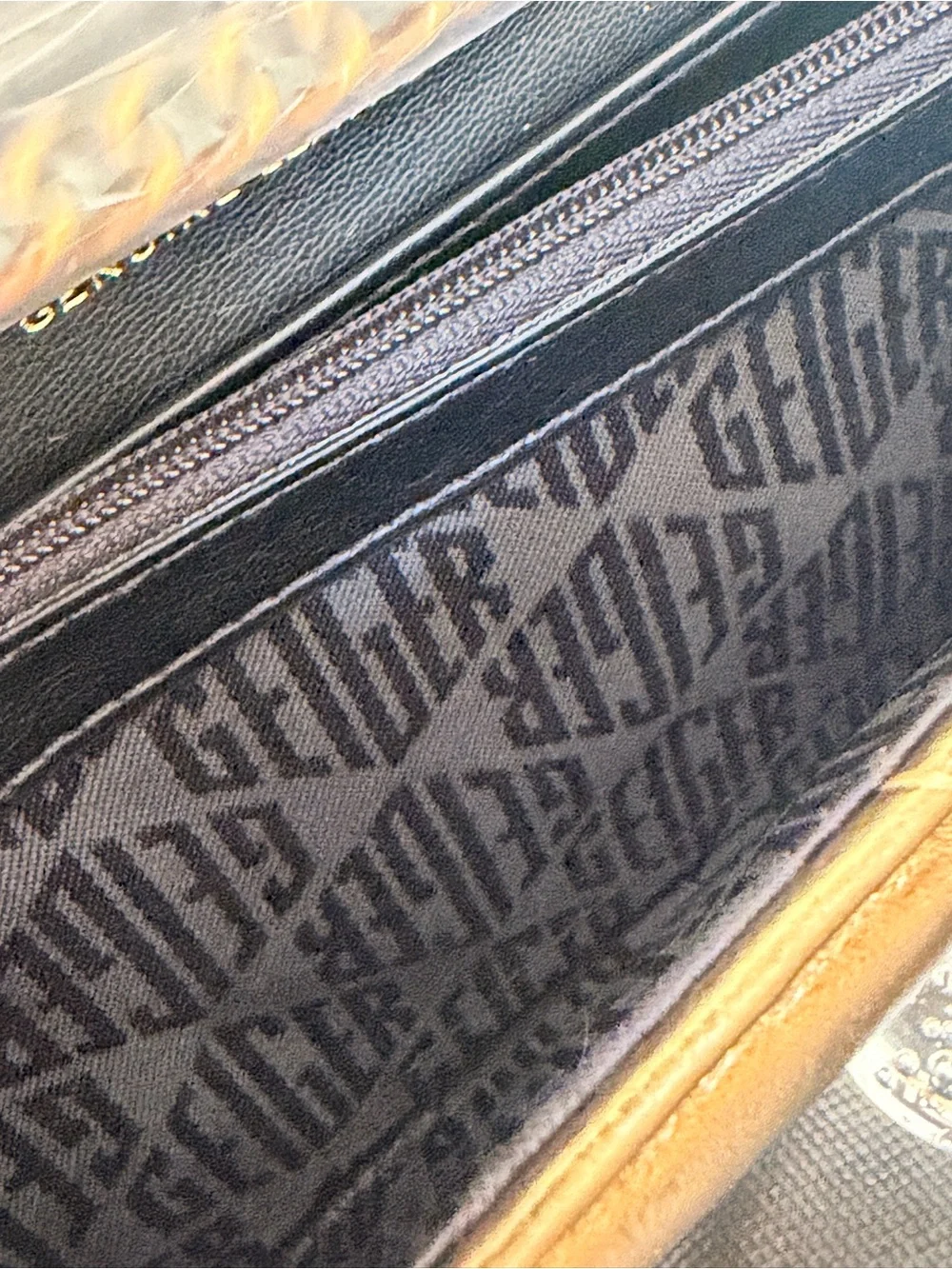 Kurt Geiger London SoHo Wallet on Chain BRONZE -NWT